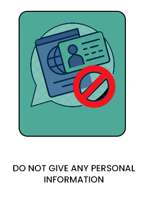 Do not give any personal information